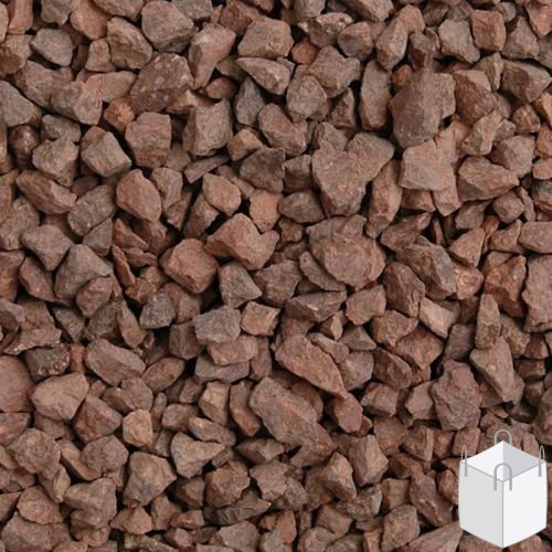 Red Granite Chippings 14mm Bulk Bag