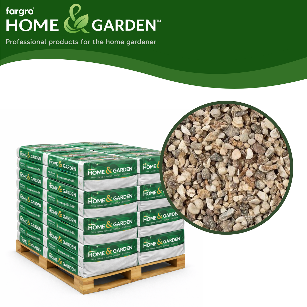Shingle Beach Stone Chippings 10mm - Pallet (50) 20kg bags