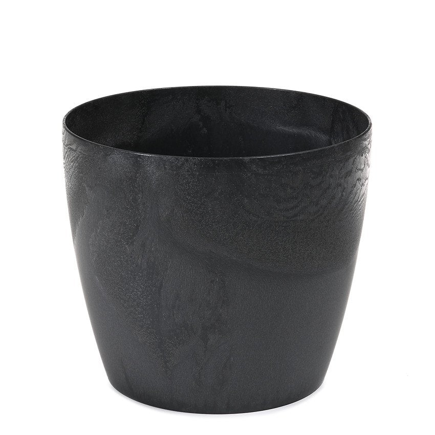 Lamela Concrete™ Magnolia Round Plant Pot, Poly Resin Planter