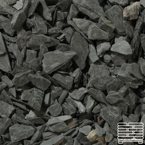 Black Slate Chippings 20mm - Pallet (50) 20kg bags