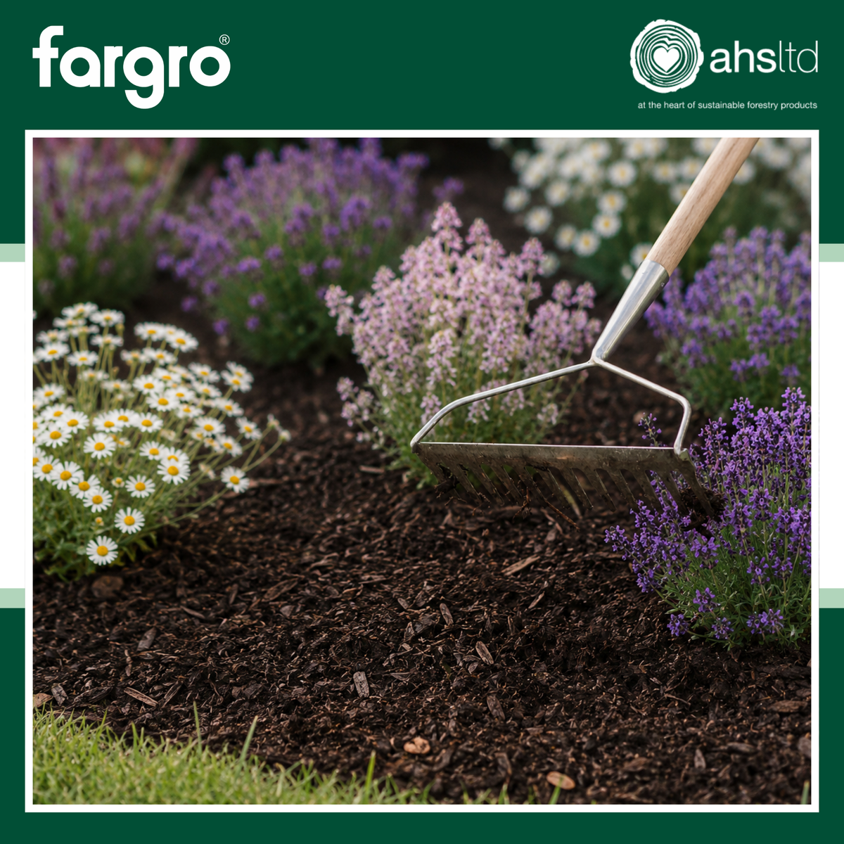Heart of Eden Decorative Bark 80L Natural Garden Bark Mulch