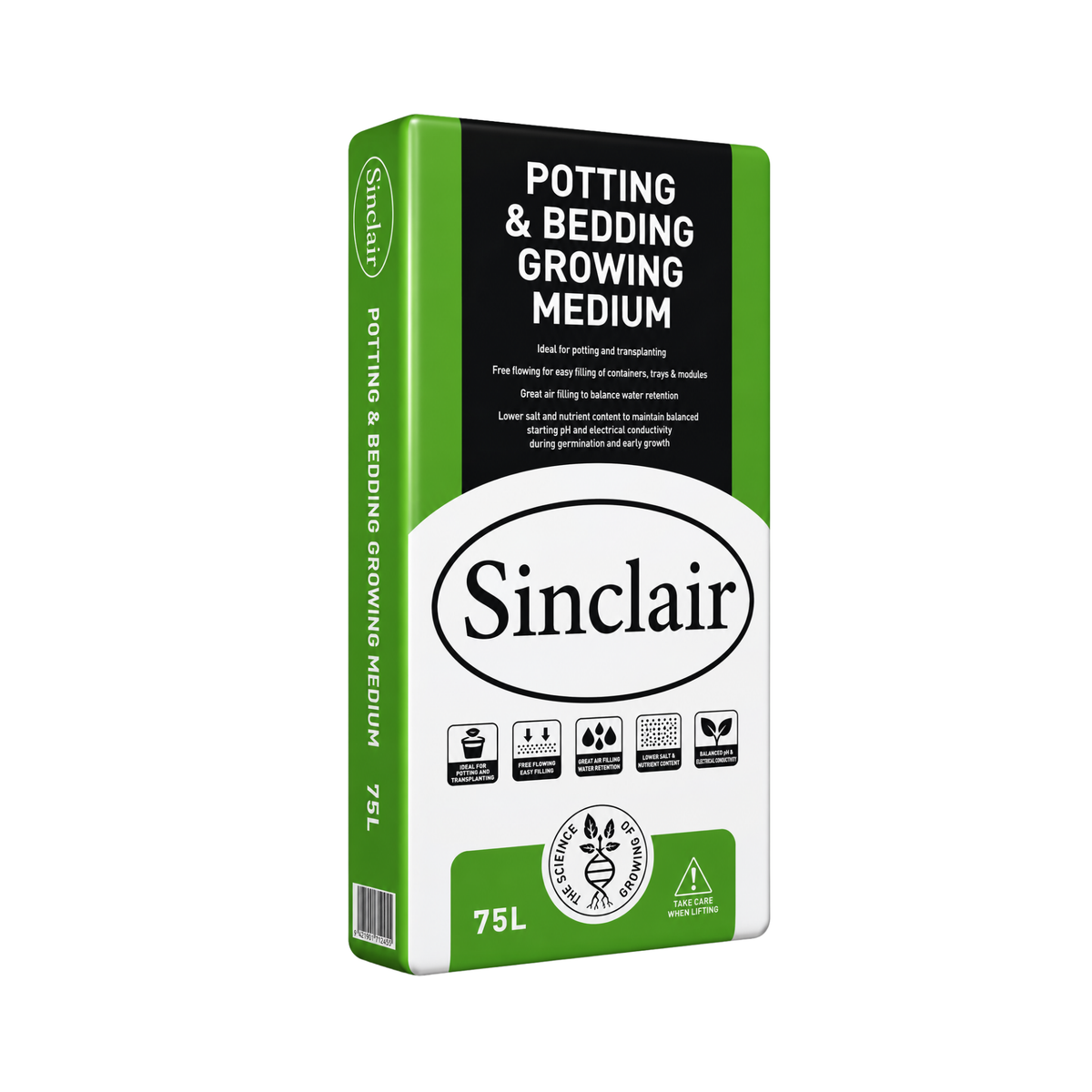 Sinclair Multi-Purpose Potting & Bedding Compost Peat Reduced 75L | Potting & Bedding Compost