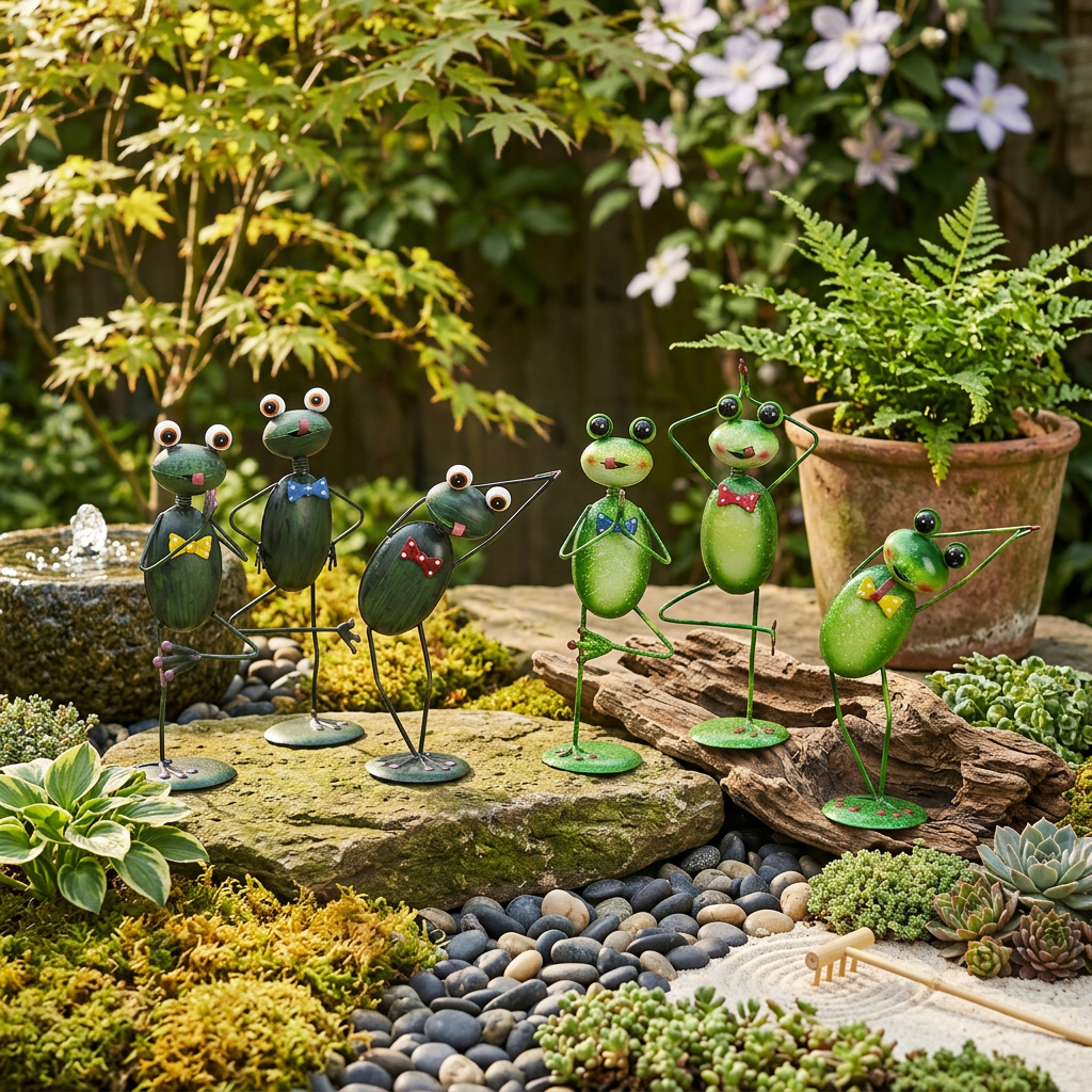 Garden Ornament Frogs