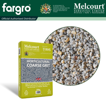 Melcourt Horticultural Coarse Grit, Free-Draining Soil Improver for Pots, Alpines and Drainage, 20kg