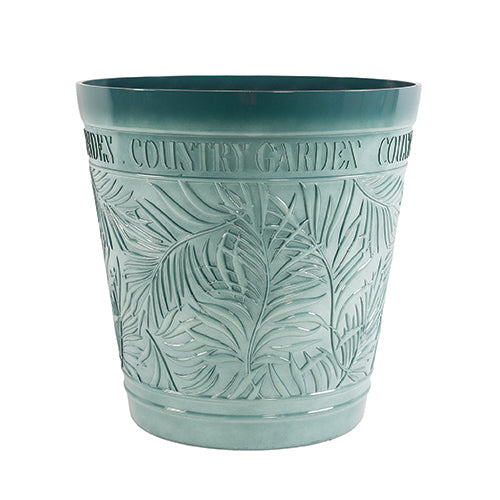 Country Garden Round Planter - Teal D50 H50 cm, 65 L Volume