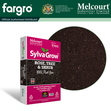 Melcourt SylvaGrow® Rose, Tree and Shrub Compost, Peat-Free Planting Compost for Garden Plants, 40L