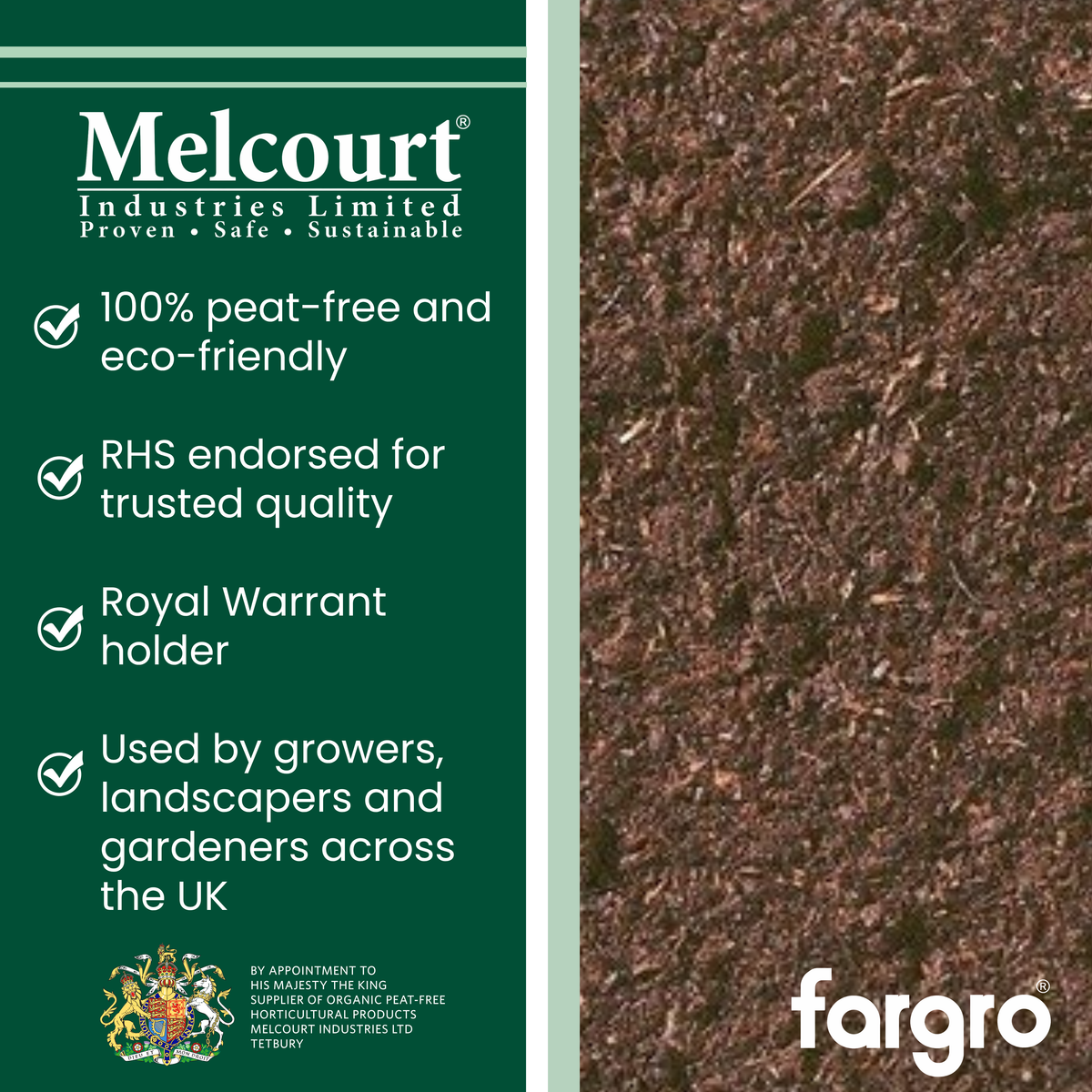 Melcourt SylvaGrow® Farmyard Soil Improver (Single Bag), Peat-Free Organic Manure for Beds and Borders, 50L (Copy)