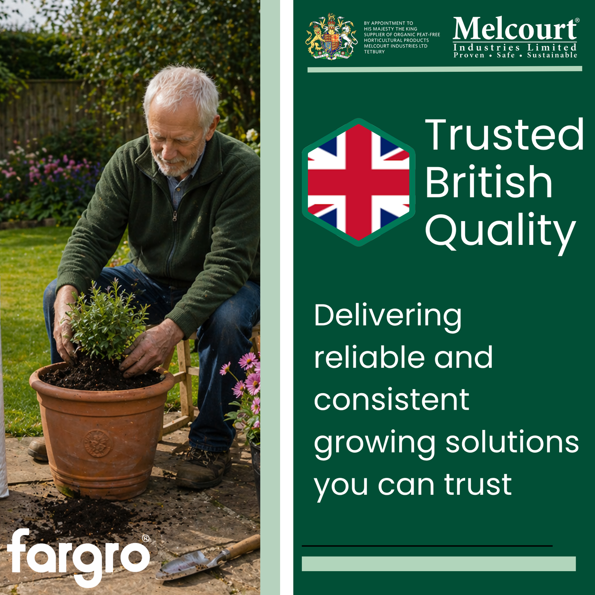 Melcourt SylvaMix® Professional Compost, Peat-Free Growing Media with Wetting Agent and Fertiliser, 50L