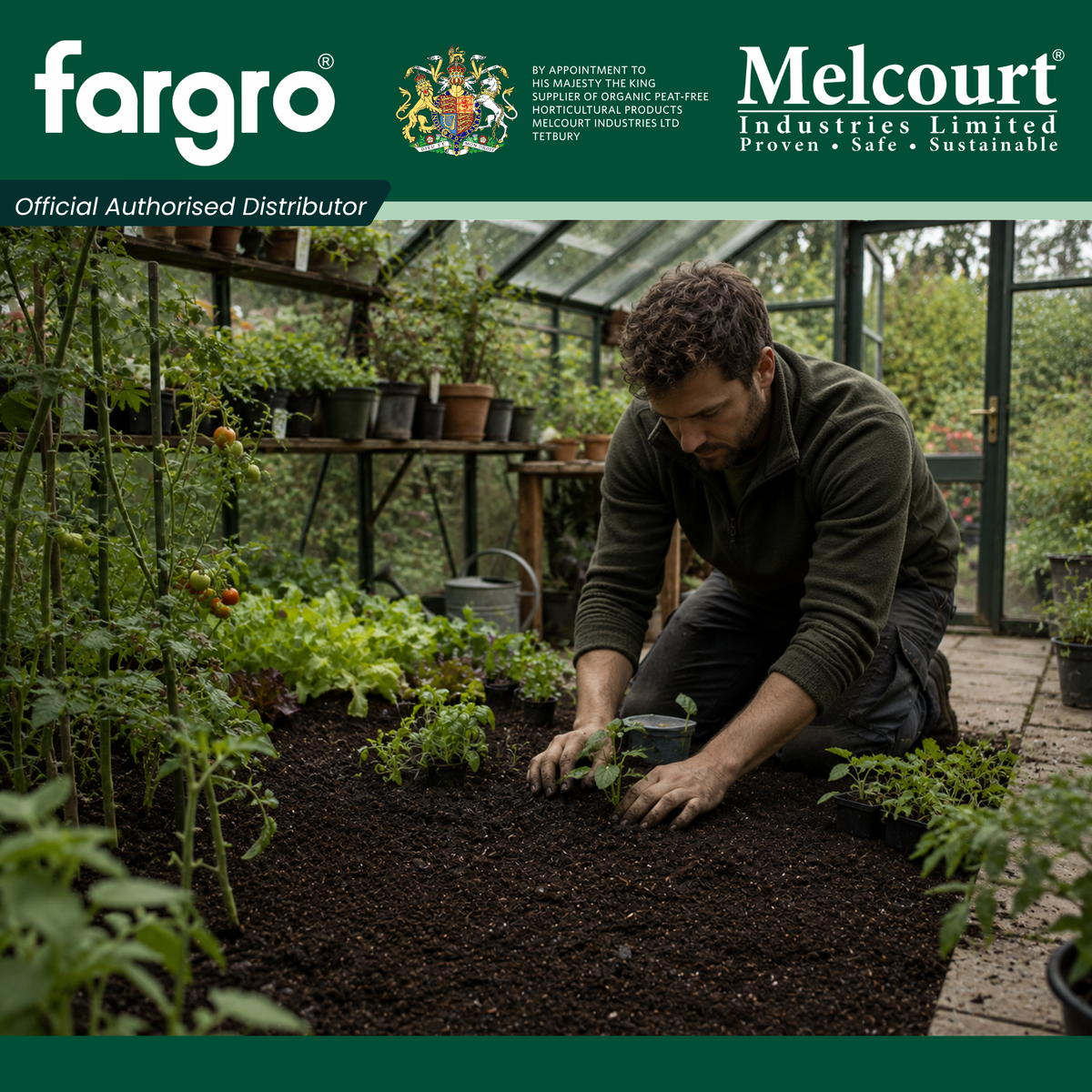 Melcourt SylvaMix® Professional Compost, Peat-Free Growing Media with Wetting Agent and Fertiliser, 50L