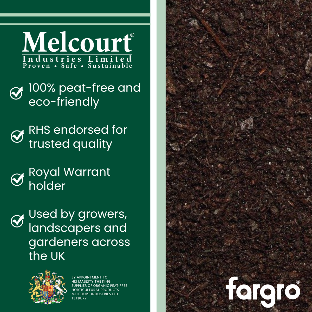 Melcourt SylvaMix® Professional Compost, Peat-Free Growing Media with Wetting Agent and Fertiliser, 50L