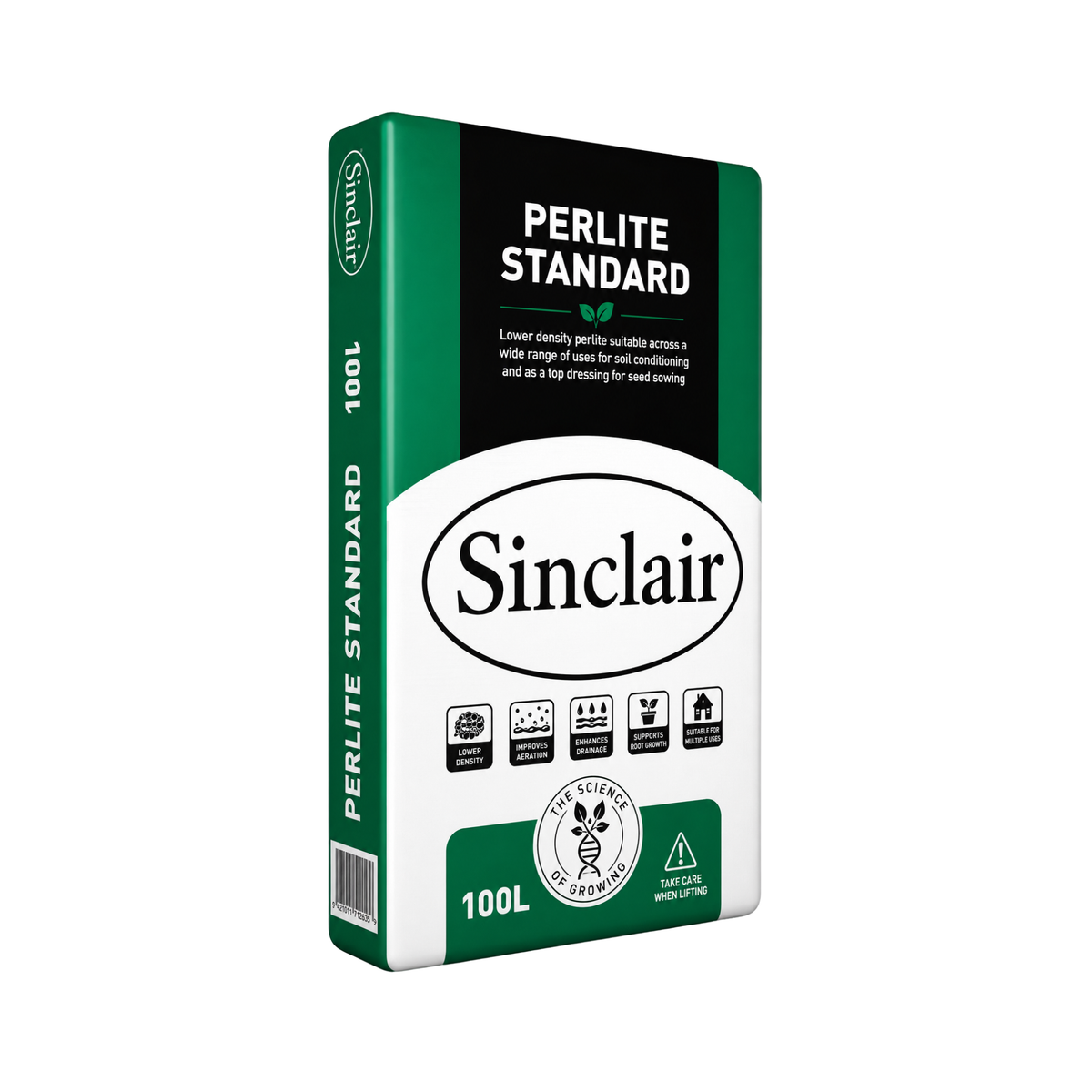 Sinclair Standard Perlite 100L | Medium Grade Horticultural Perlite 2-5mm