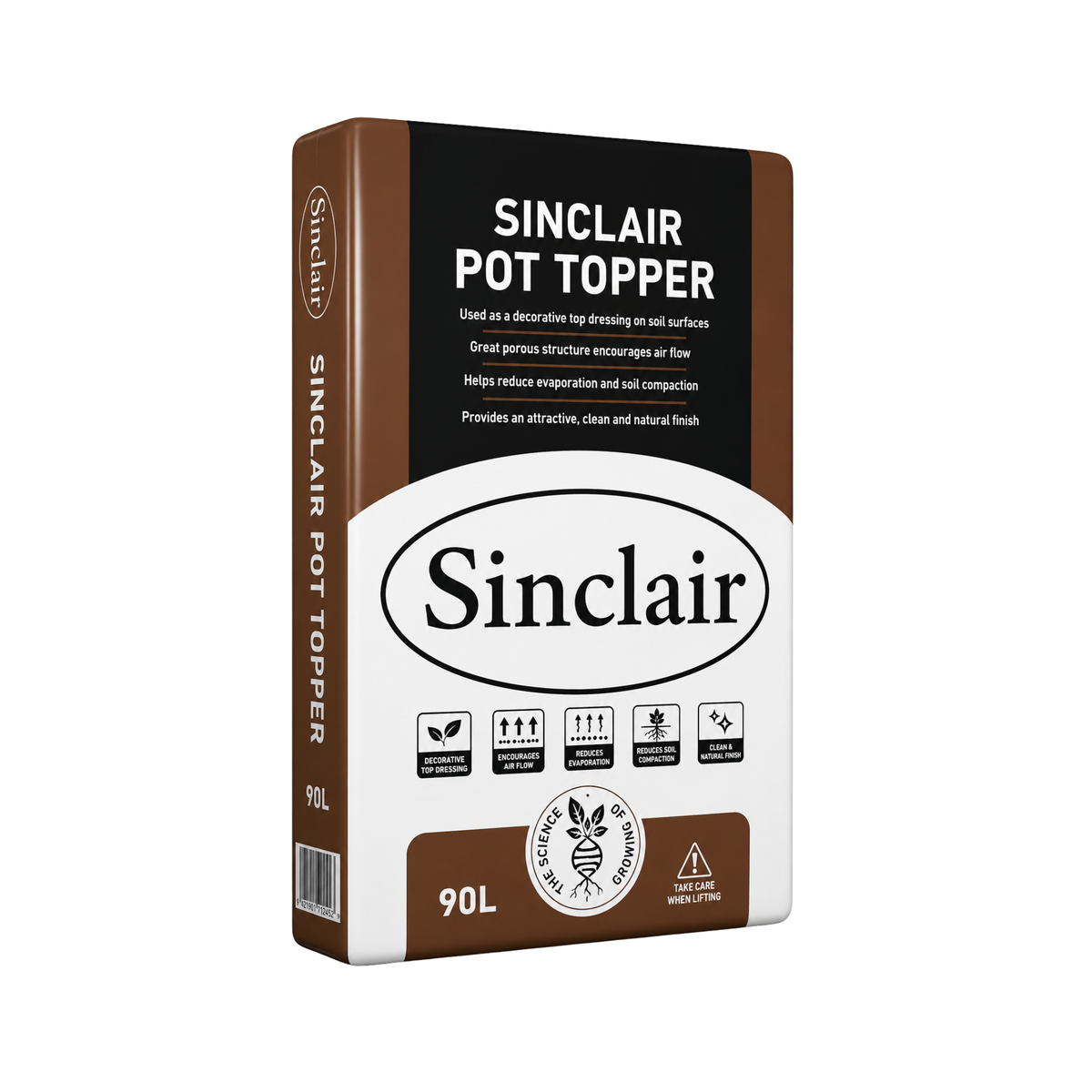 Sinclair Pot Topper Mulch 90L | Weed Control Bark Mulch & Soil Conditioner
