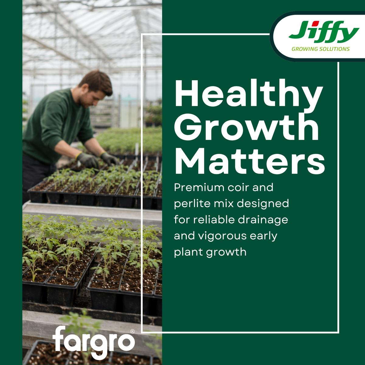 Jiffy Growing Media General Mix Peat Free 70L