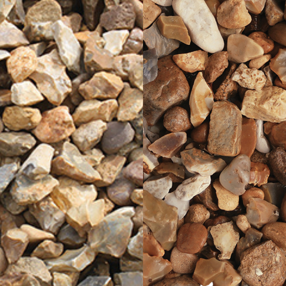 Coastal Gold Chippings 20mm Decorative Garden Stones