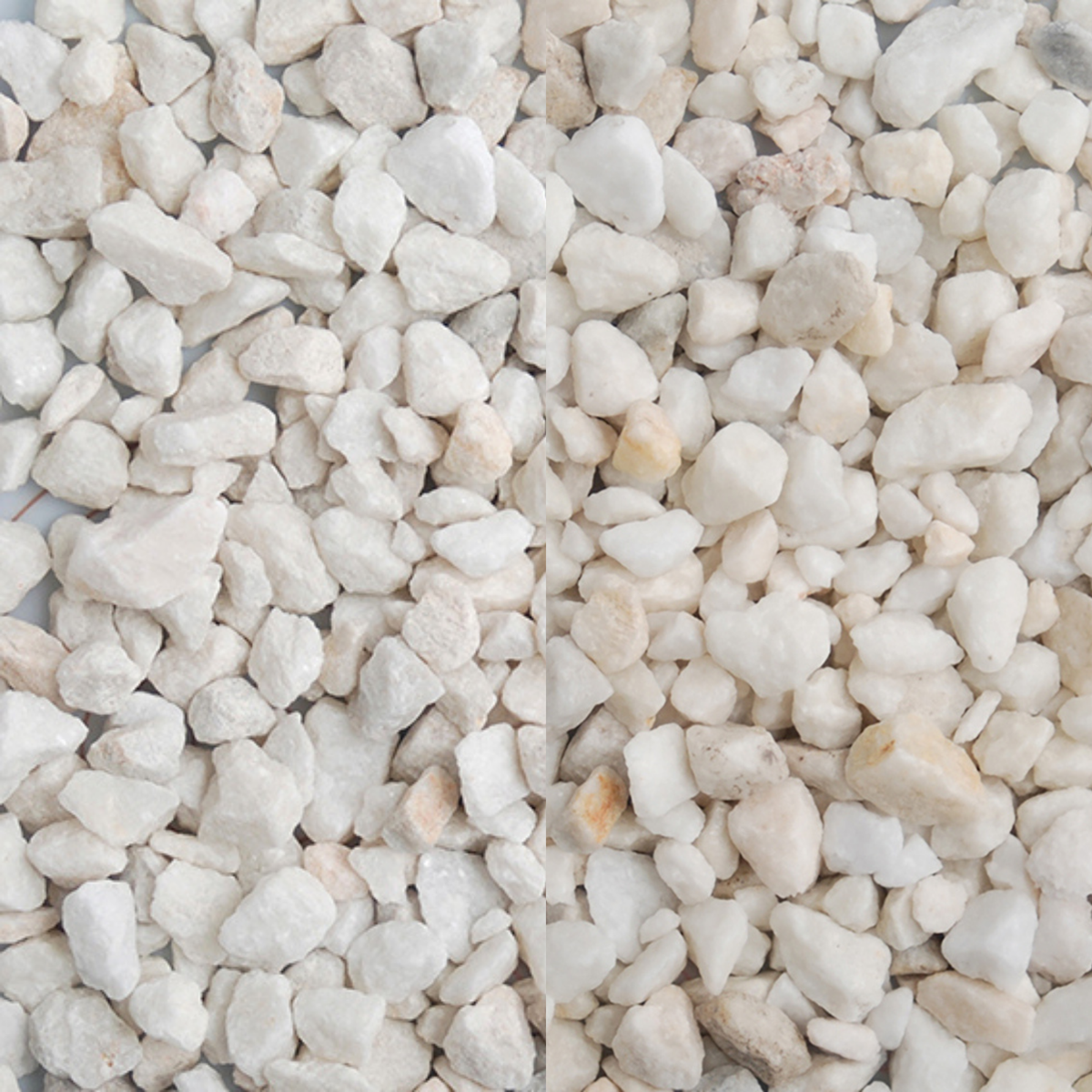 Arctic White 10mm Decorative Garden Stones | Bright White Gravel Chippings 20kg Bag