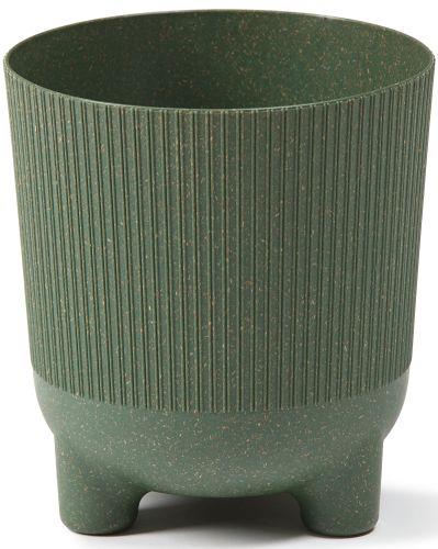 Aria ECO Wood Jumper Planter with Feet 18cm - Forest Green