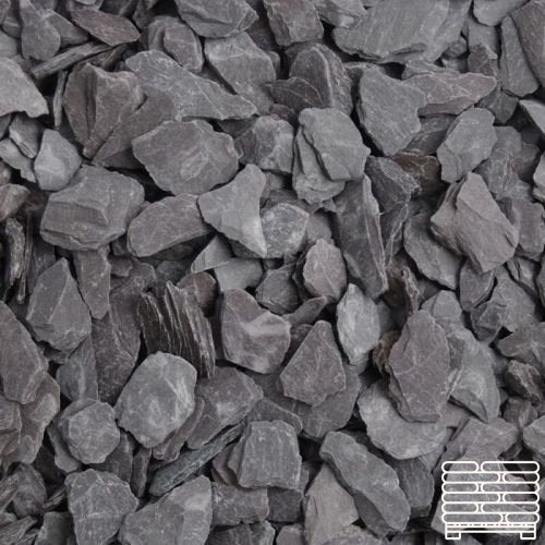 Blue Slate Chippings 20mm - Pallet (50) 20kg bags
