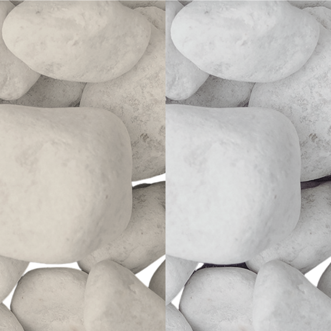 White Cobbles 50mm-75mm 20kg