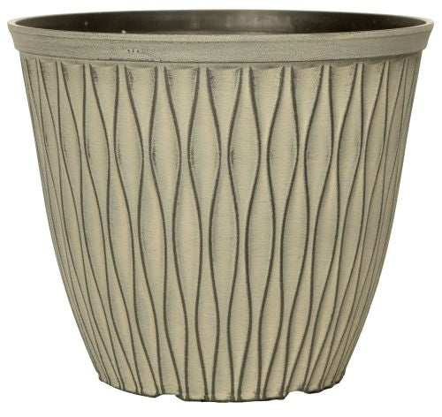 Laval Planter 26cm - Ebony Grey Effect