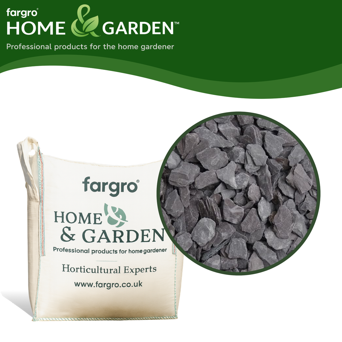 Blue Slate Chippings 20mm Bulk Bag