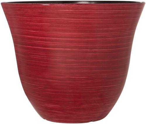Sofia Glossy Planter 23cm - Burgundy Swirl