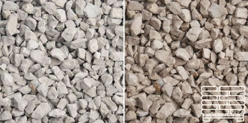 Grey Limestone Chippings 6-14mm - Pallet (50) 20kg bags