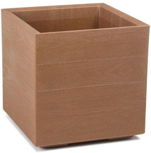 Karo ECO Wood Planter Square 40cm - Natural Wood