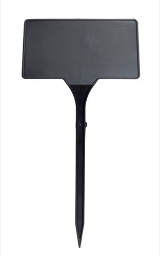 Black 27cm Angle Headed Plant Labels x 10