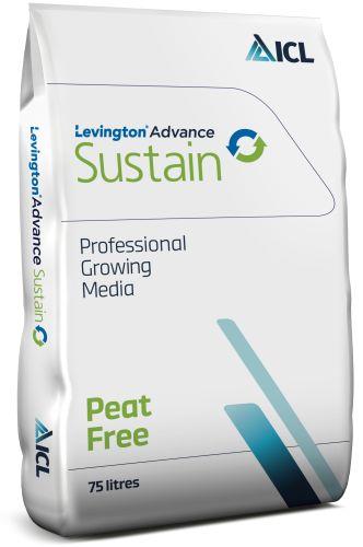 Levington Advance Sustain Container Nursery Growing Media, Peat Free Soil 75L