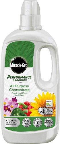 Miracle-Gro Performance Organics All-Purpose Concentrated Liquid Plant Food 1lt
