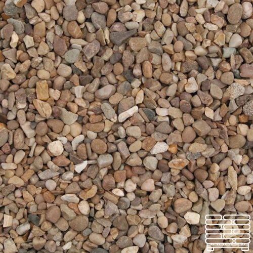 Natural Pea Bulk Decorative Gravel 10mm - Pallet (50) 20kg bags