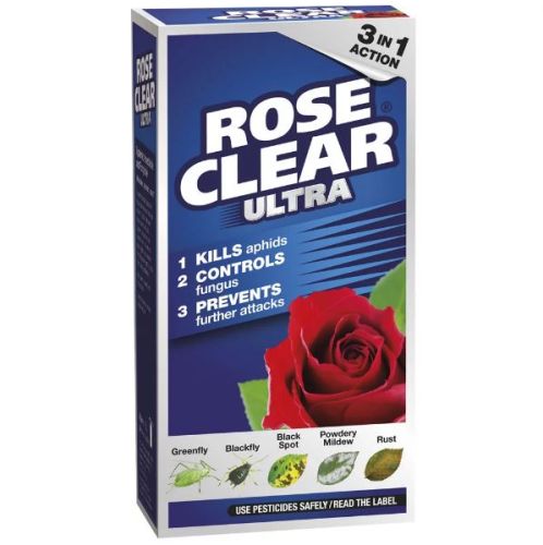 Rose Clear Ultra Concentrate Fungicide & Insecticide 200ml, 3-in-1 Protection for Roses