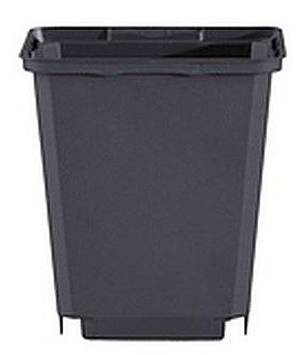 9cm Square Black Heavyweight Plant Pots x 10