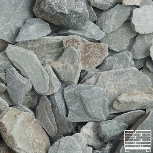 Green Slate Chippings 40mm - Pallet (50) 20kg bags