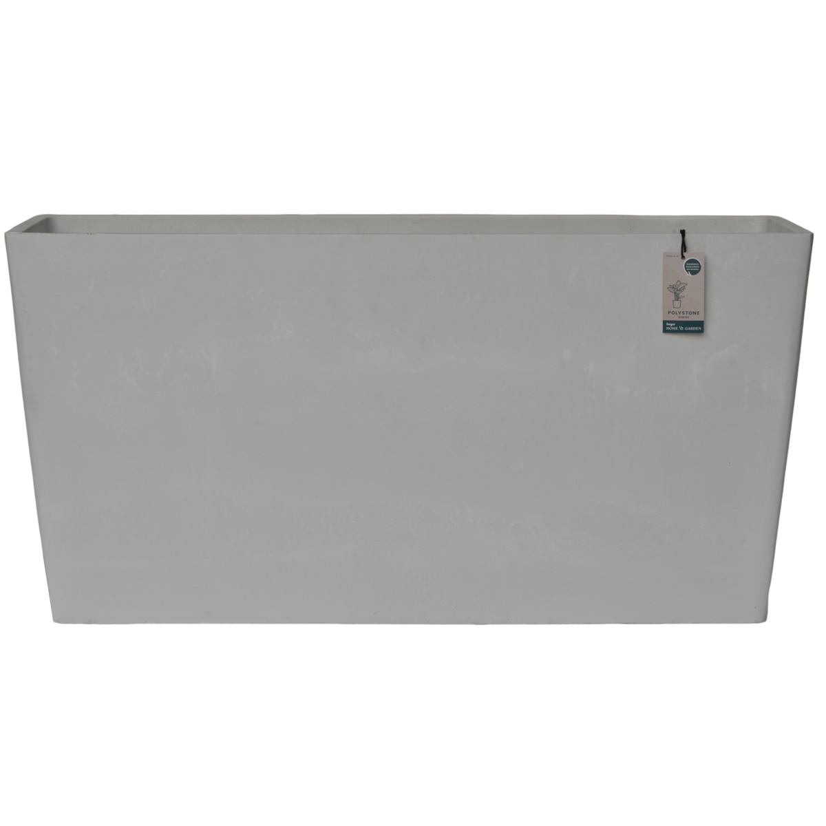 FHG™ Polystone Rectangular Trough Garden Planter, Outdoor Large Plant Pot