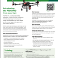 P100 Pro Agricultural Drone Flyer
