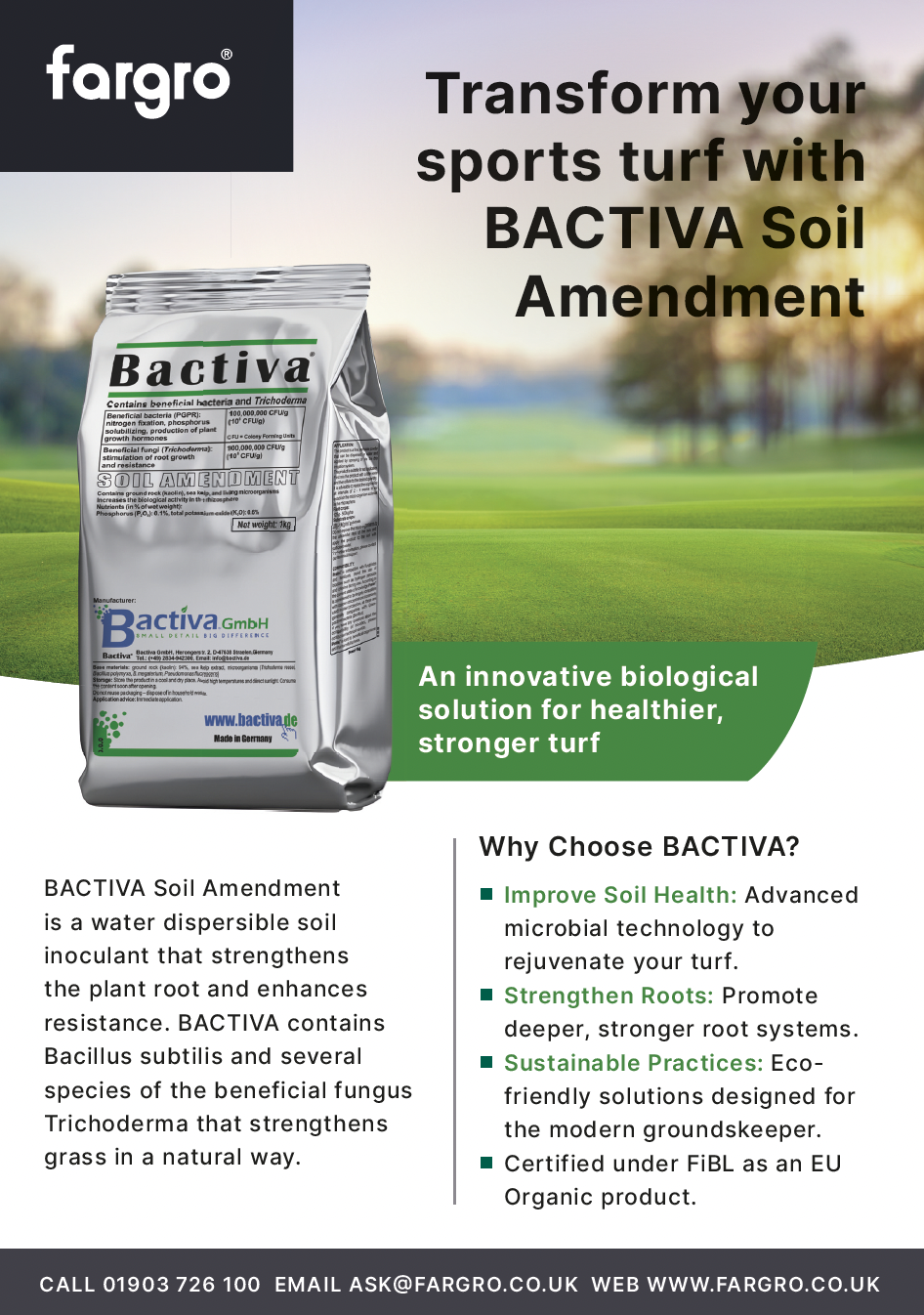 BACTIVA Soil Amendment