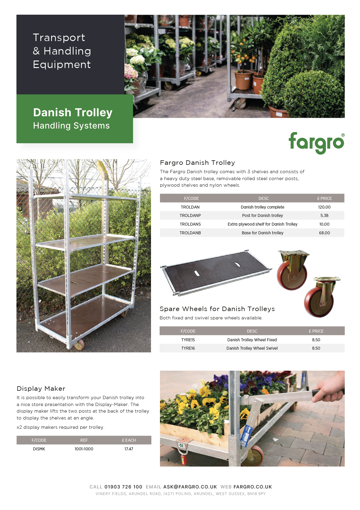 Transport & handling equipment