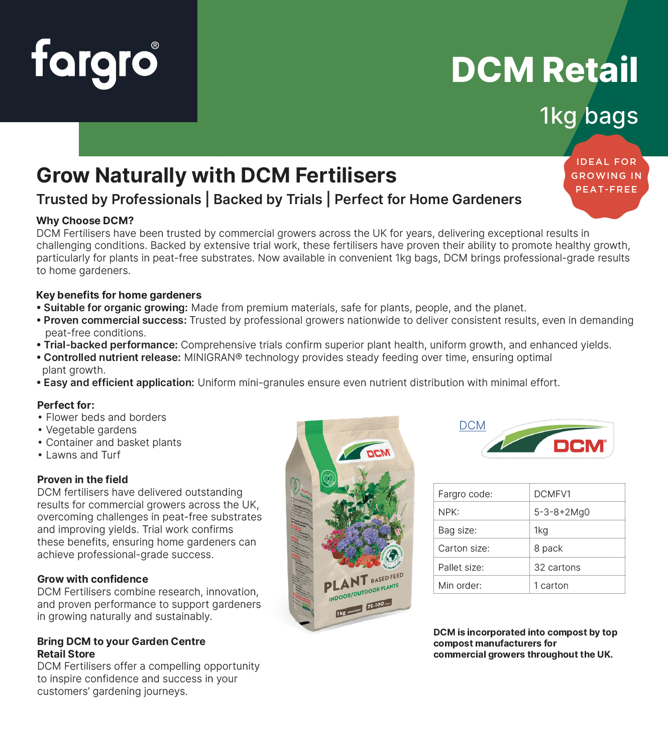 DCM Plant Based Feed