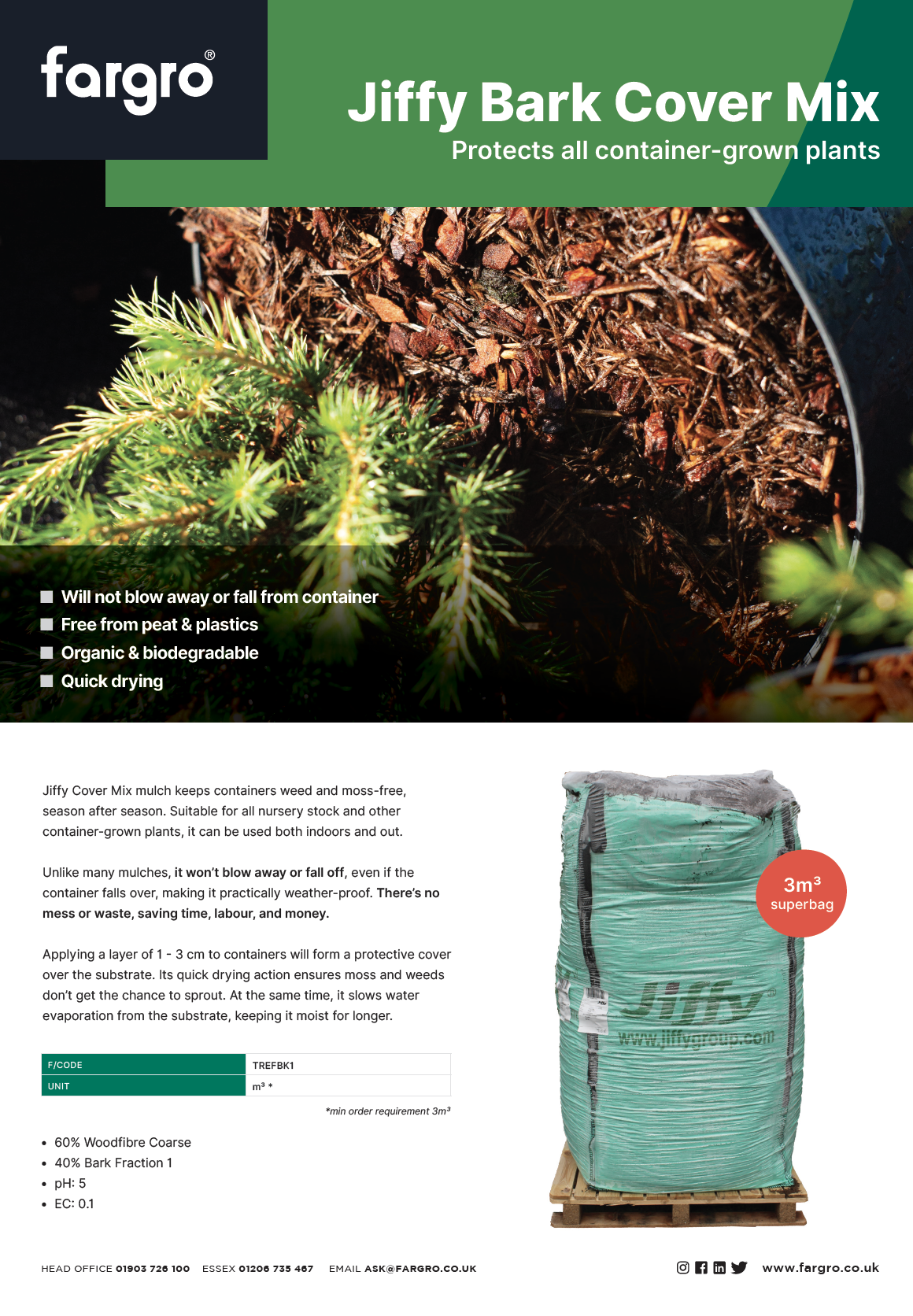 Jiffy Bark Cover Mix