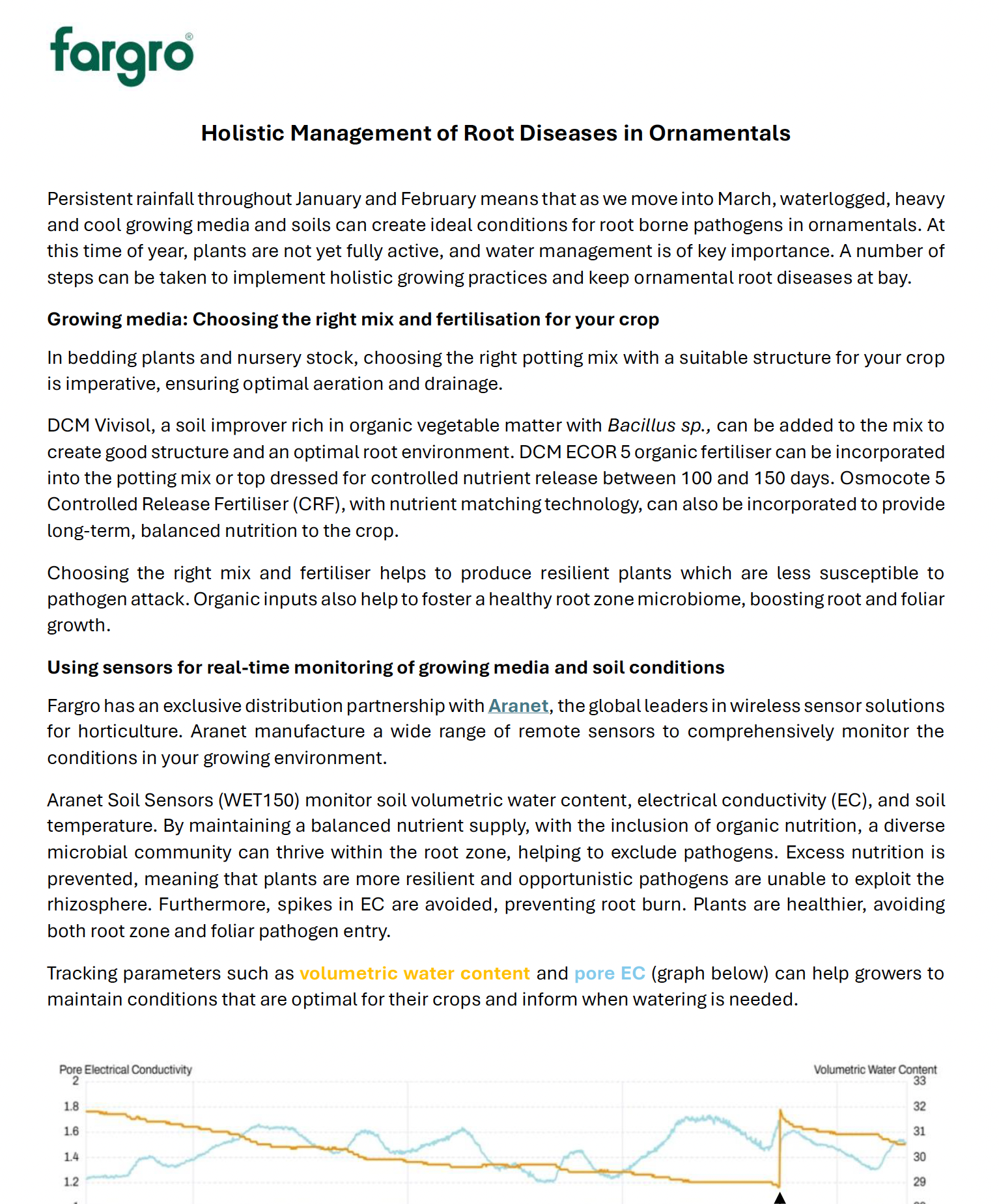 Holistic Management of Root Diseases in Ornamentals
