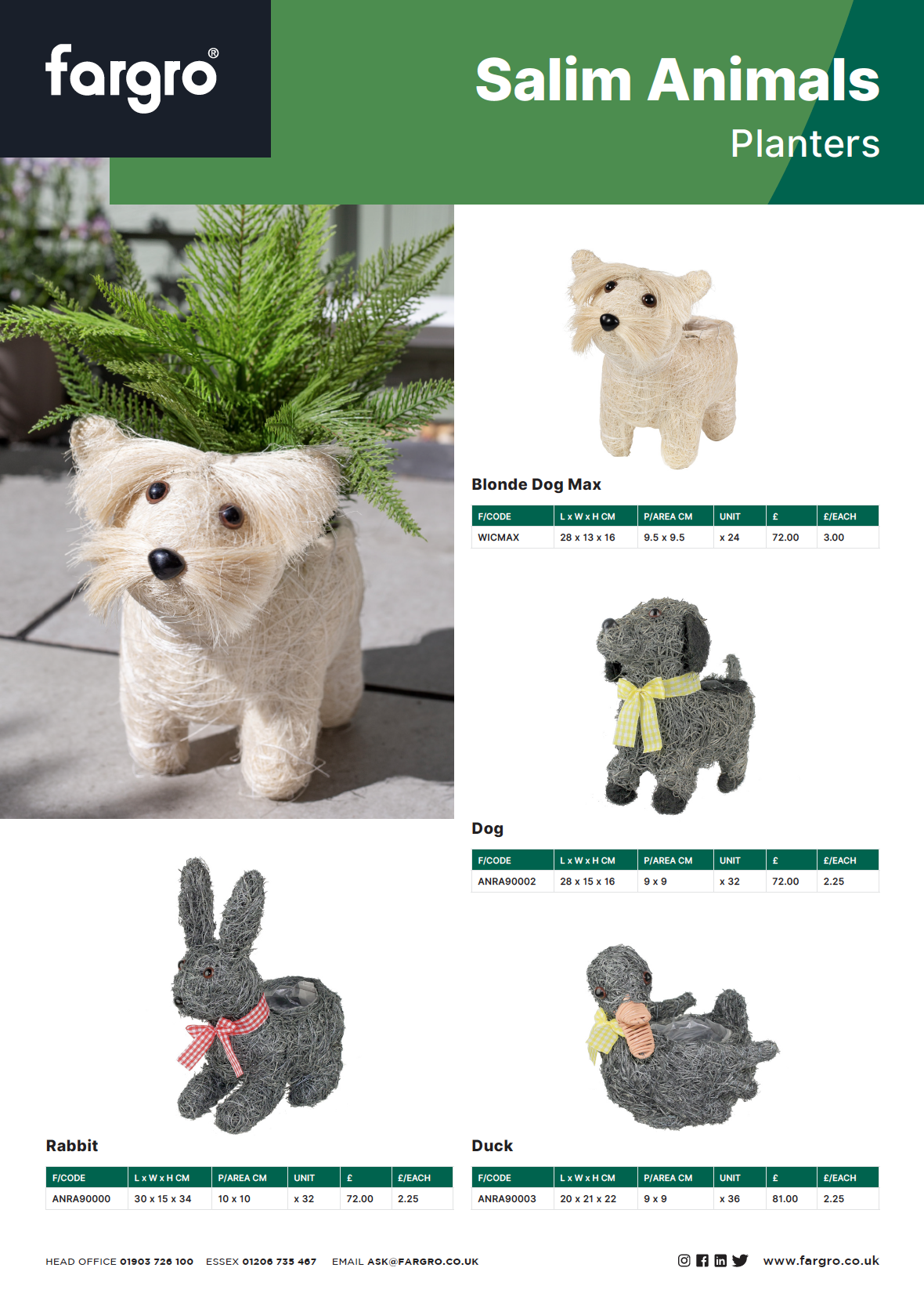 Salim Animal Planters