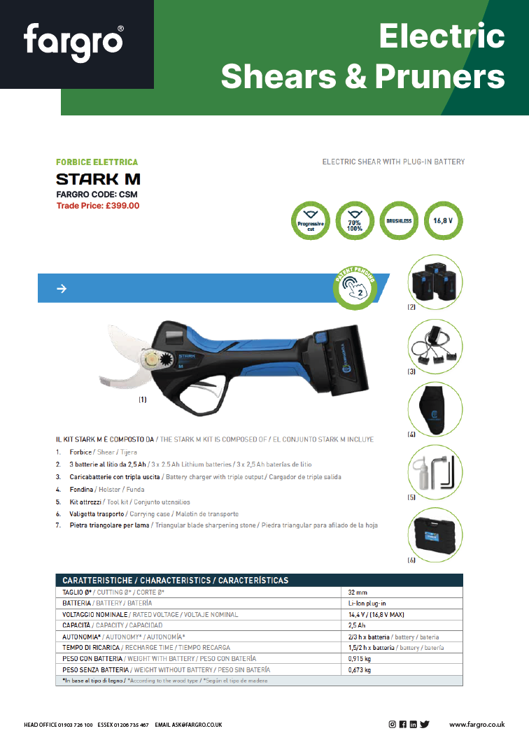 Electric Shears & Pruners