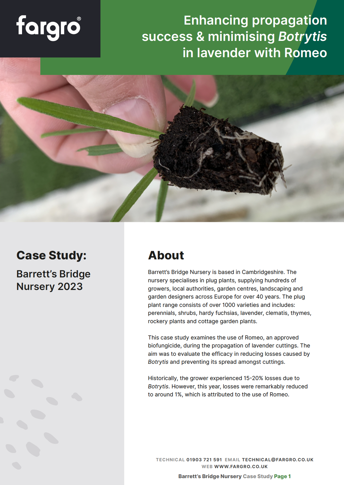 Barrett's Bridge Nursery Case Study