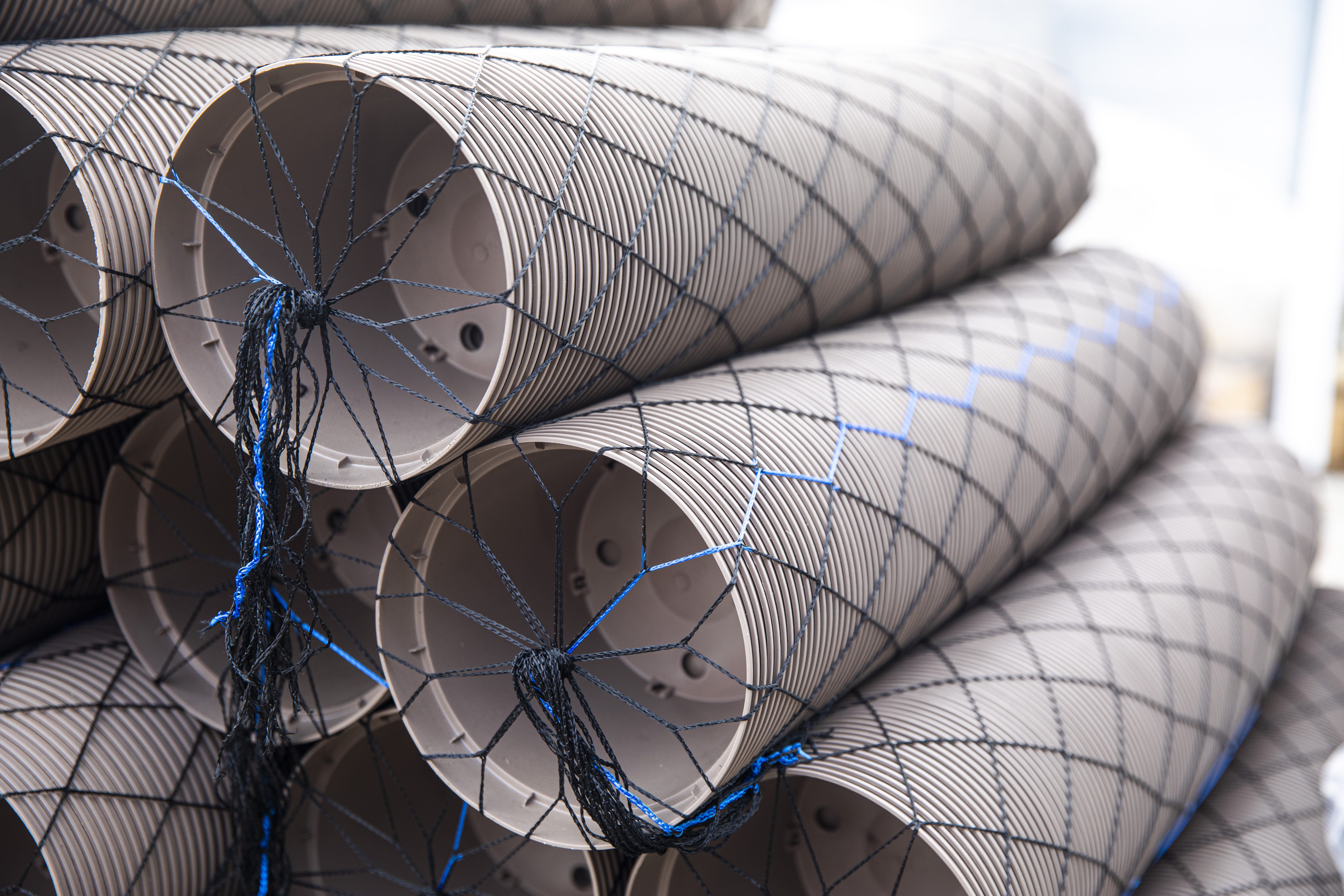 Taupe Plastic Plant Pots